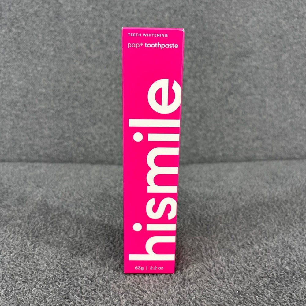 Hismile PAP+ Teeth Whitening Toothpaste Unisex 2.2 oz Fluoride Free Mint